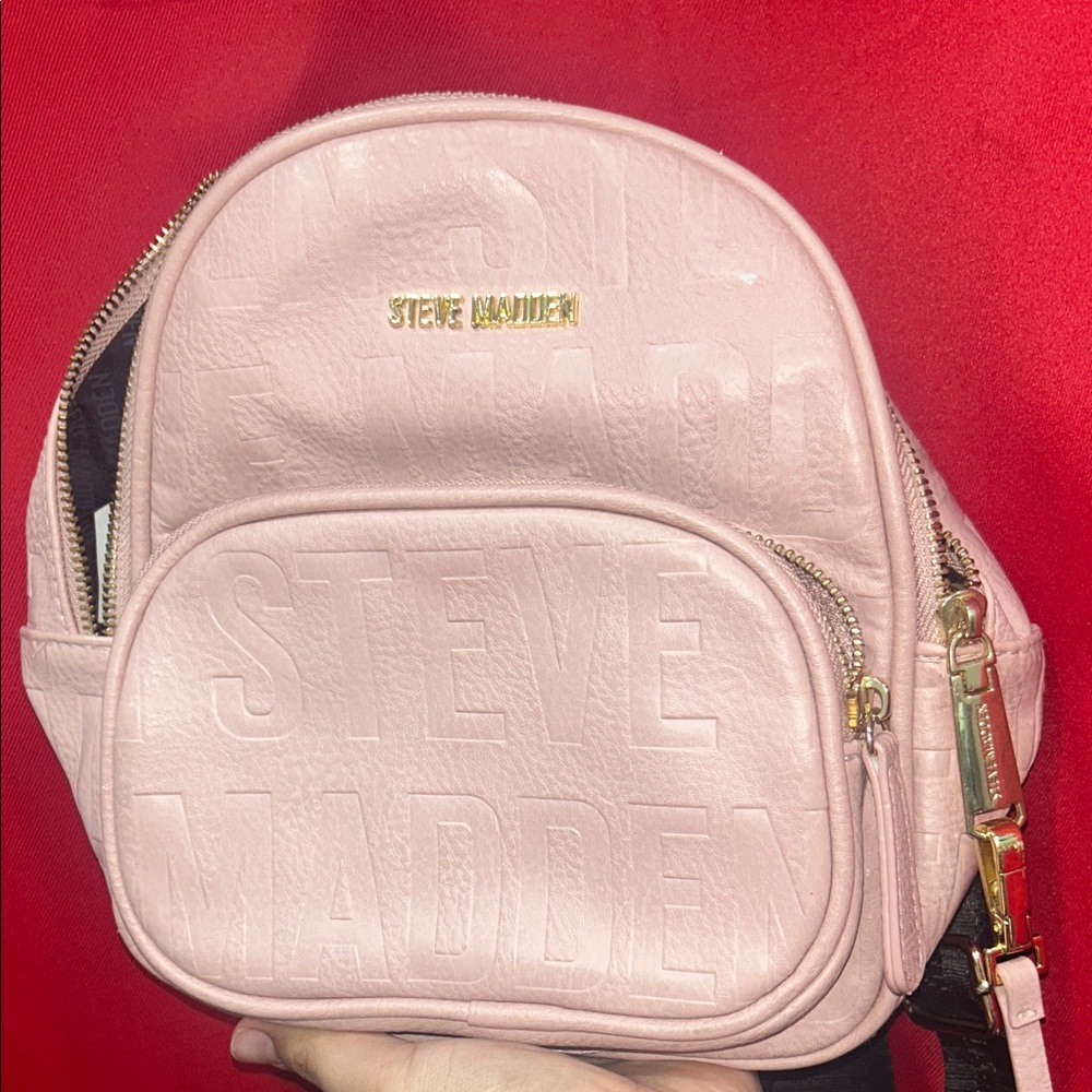 Steve Madden Blush Pink Backpack